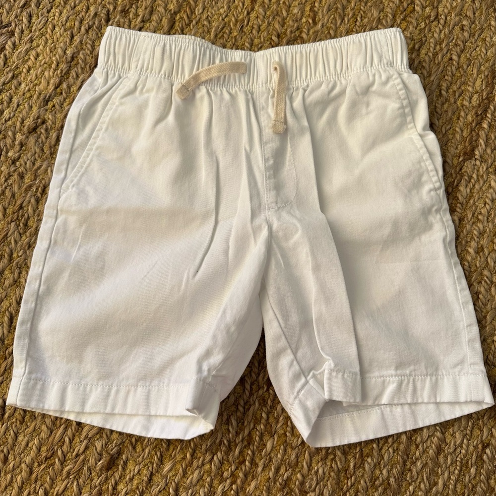 Crewcuts Boys White Drawstring Casual Shorts Size 10